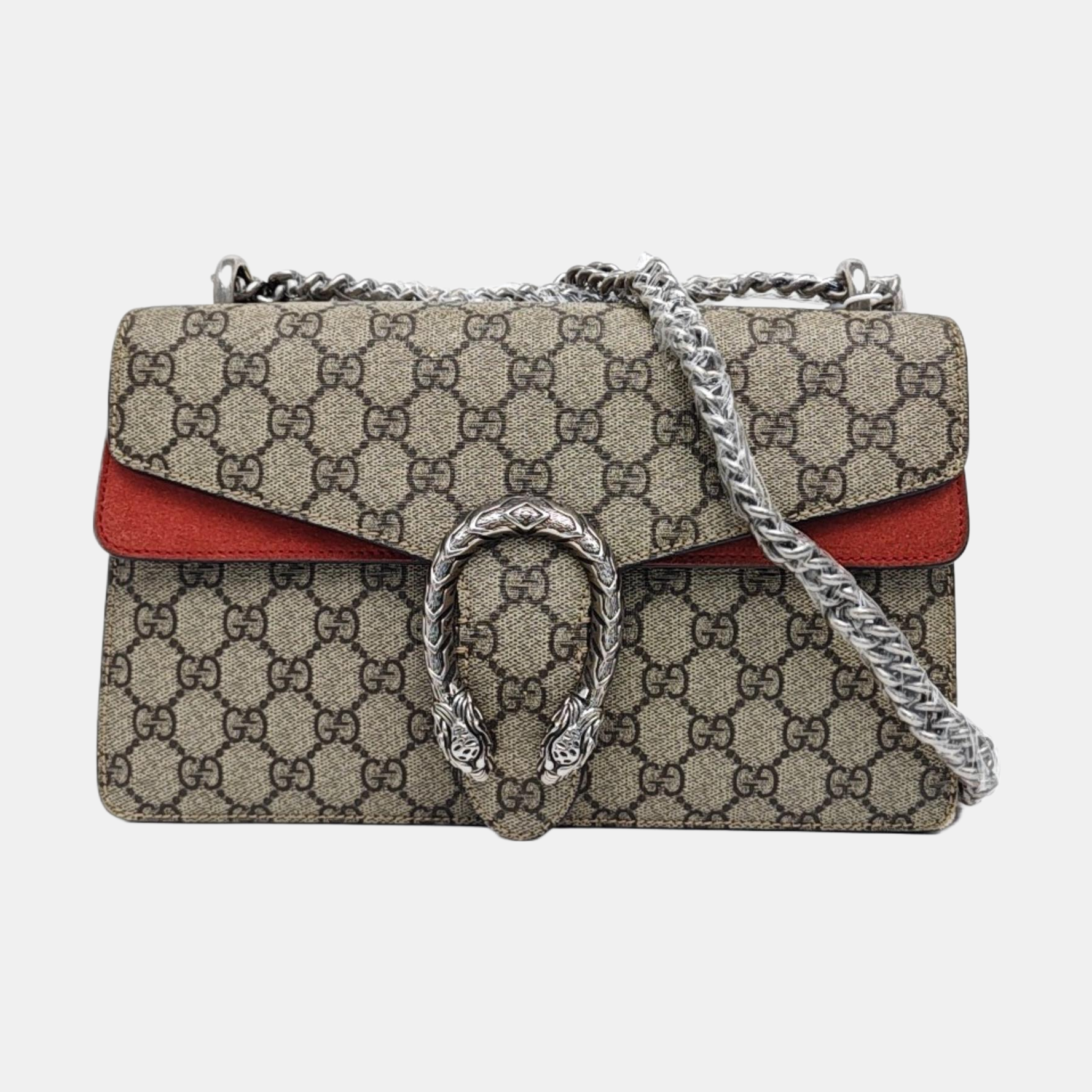 Dionysus Small Monogram Coated Canvas Black