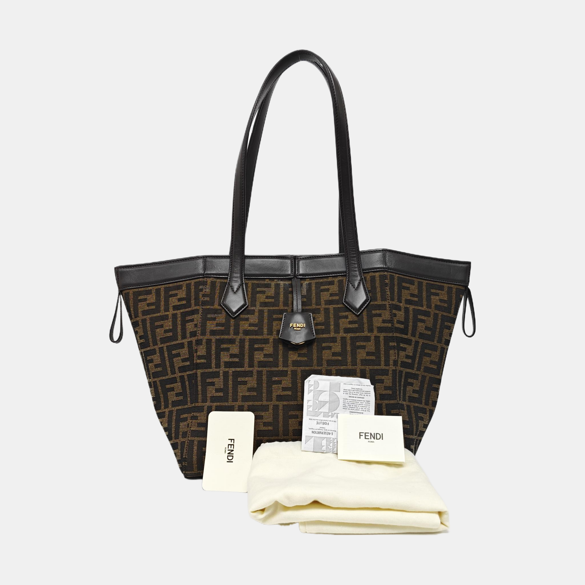 Canvas Shoulder Bag Brown
