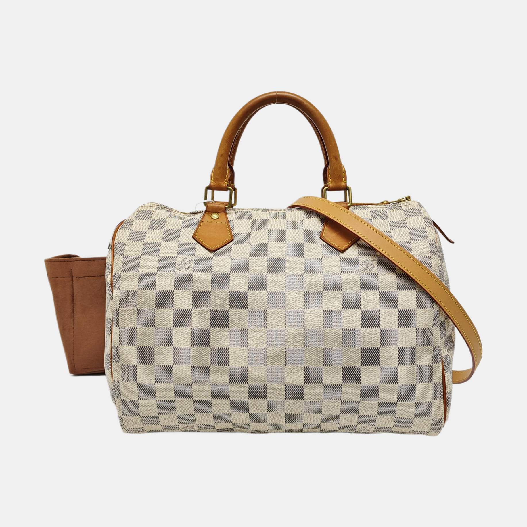 SPEEDY 30 Lona Damier Azur Revestida Blanca