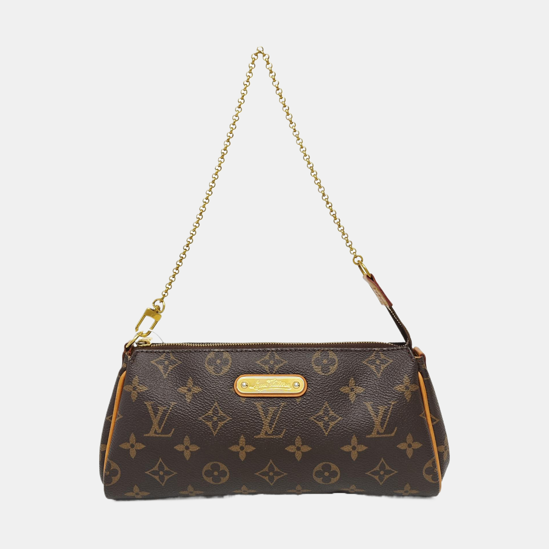 EVA Monogram Coated Canvas Brown
