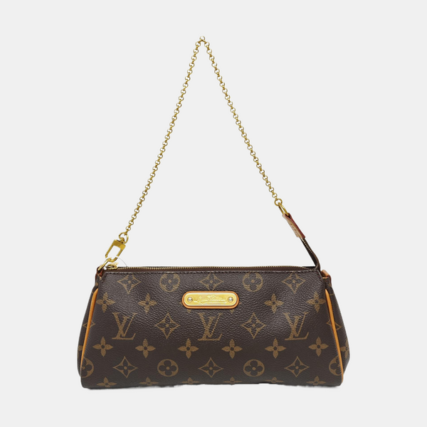 EVA Monogram Coated Canvas Brown