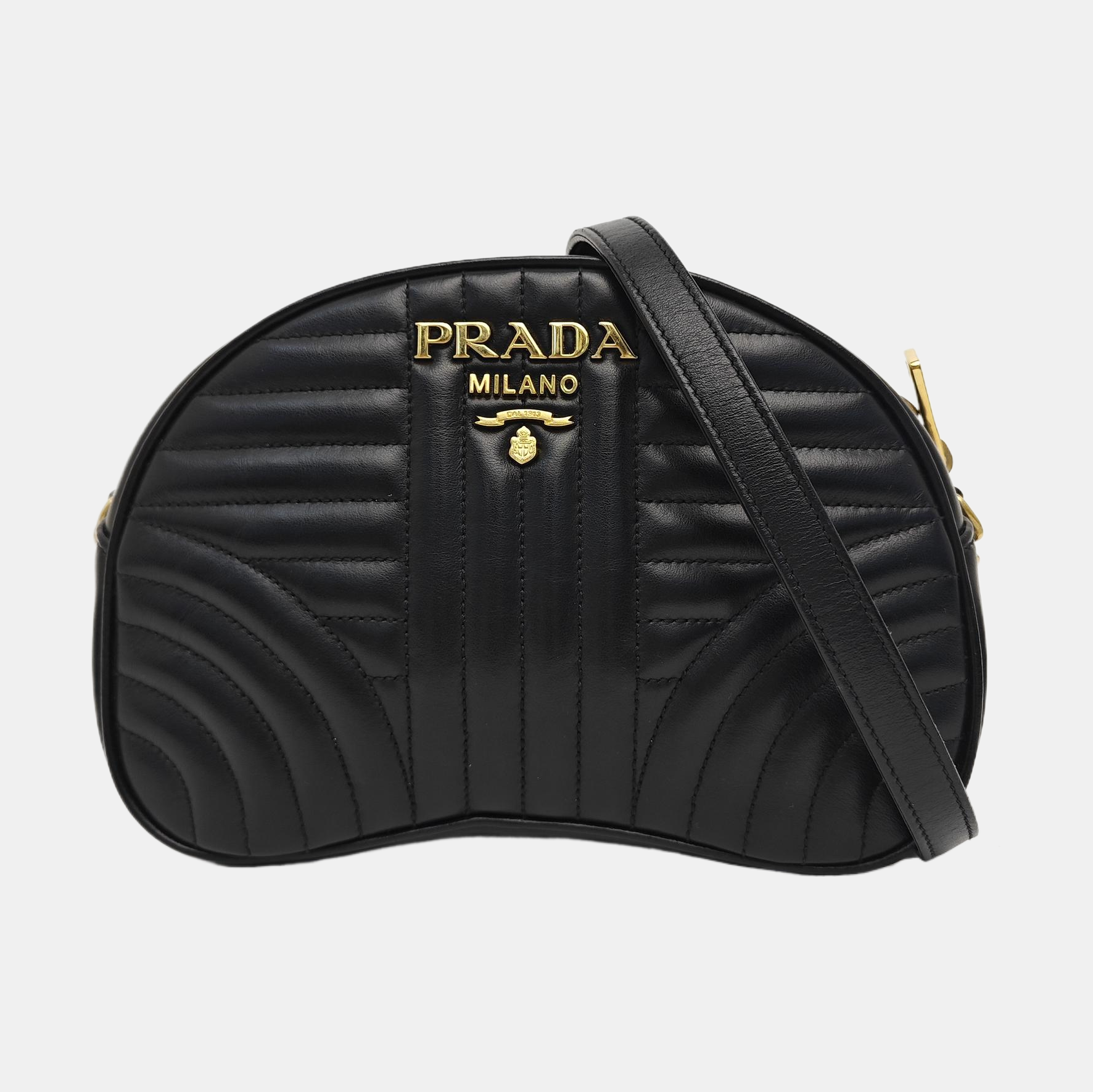 Diagramme Quilted Calfskin Black
