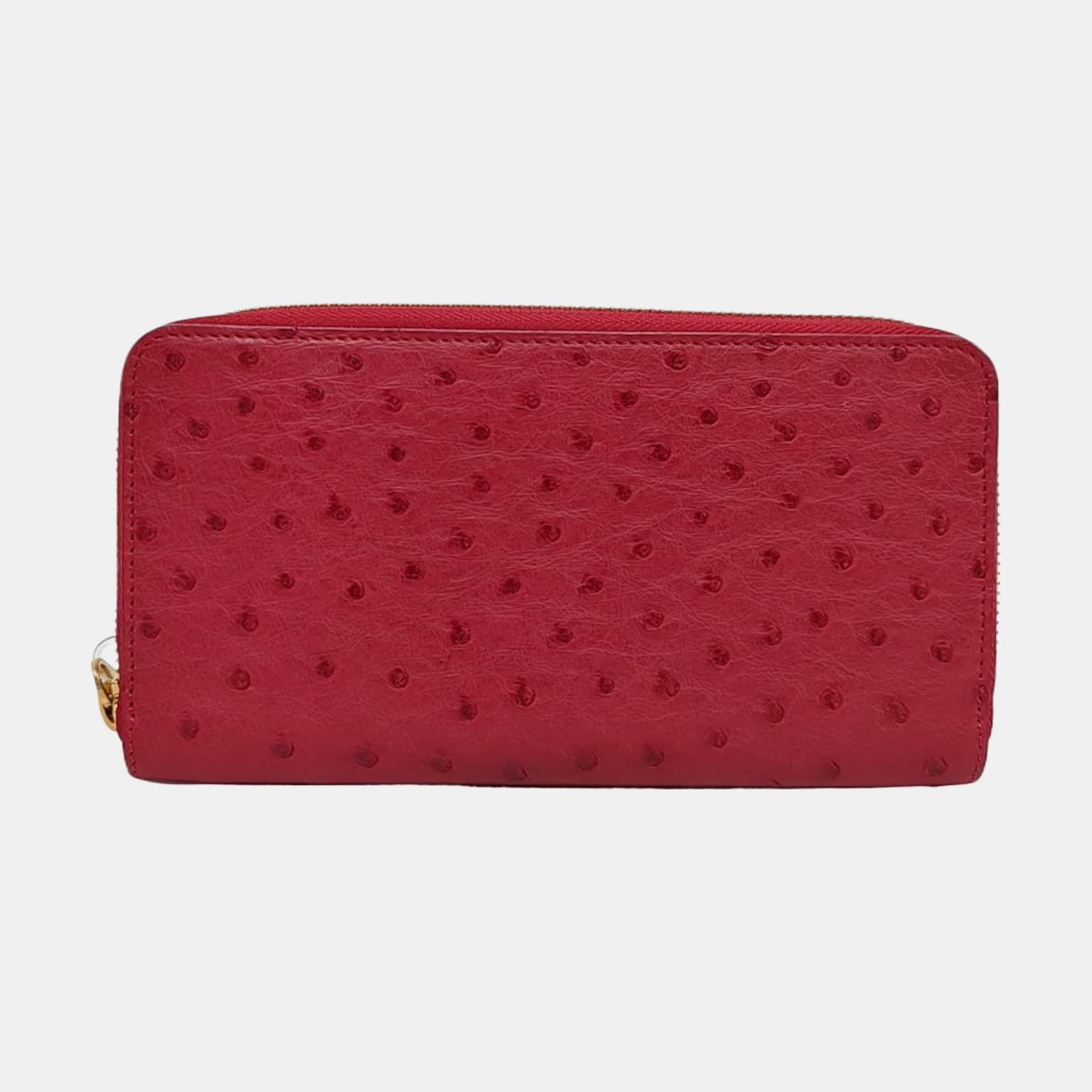 BRAZZA Ostrich Red Wallet