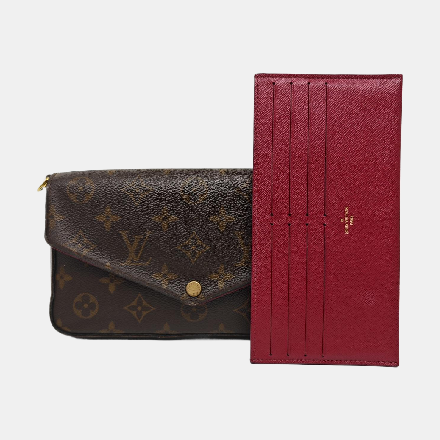 FÉLICIE Monogram Coated Canvas Brown