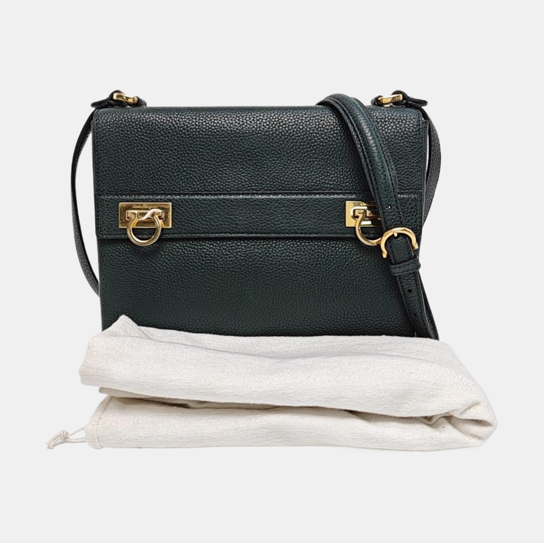 Calfskin Shoulder Bag Green