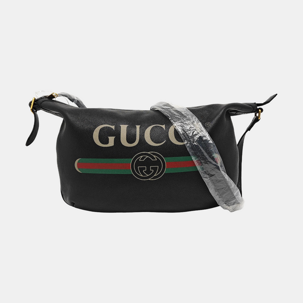 Print Calfskin Black