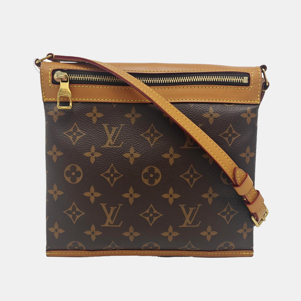 SAUMUR PM Monogram Coated Canvas Brown