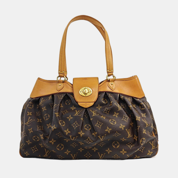 VINTAGE BOETIE PM Monogram Coated Canvas Brown
