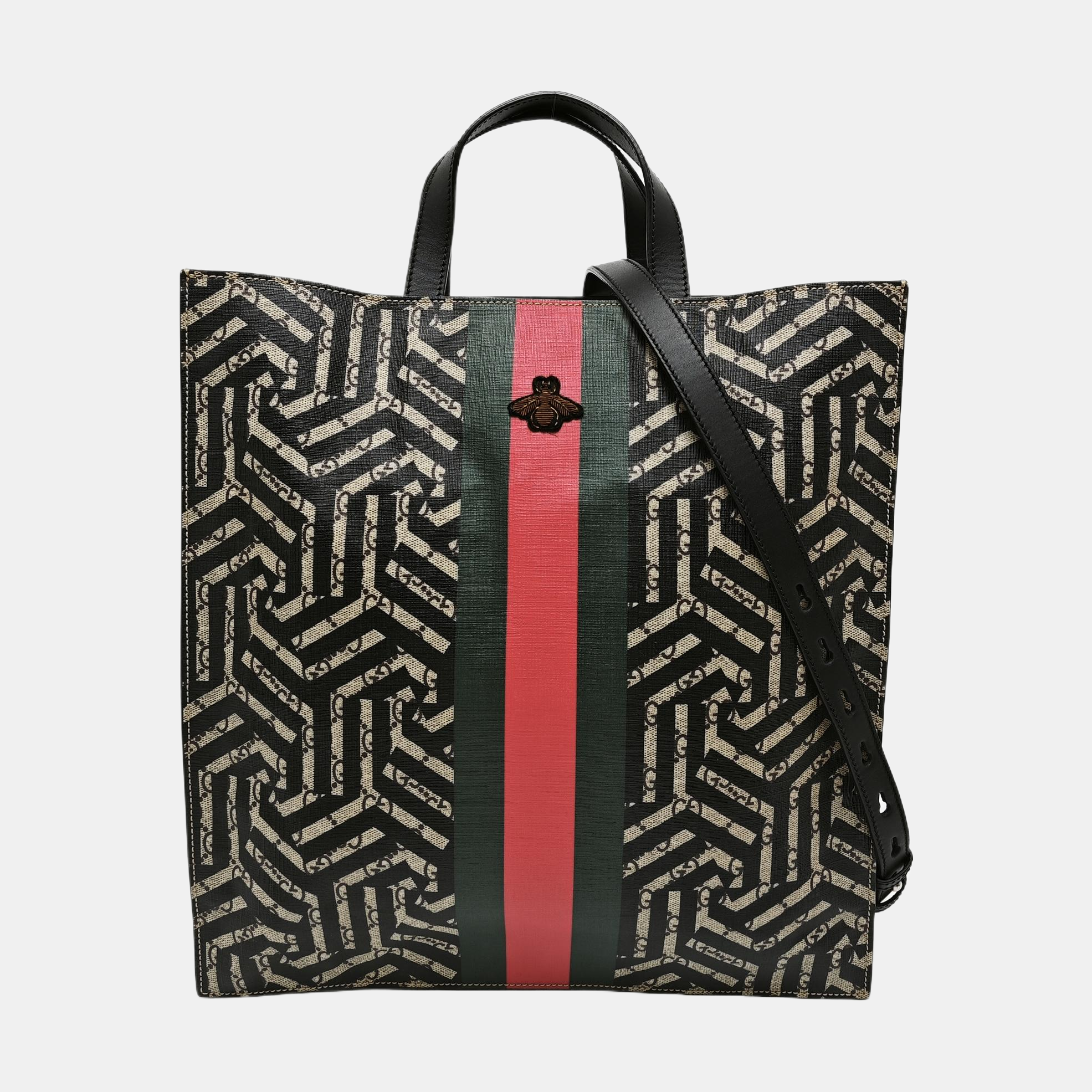Monogram Coated Canvas Tote Bag Multicolor