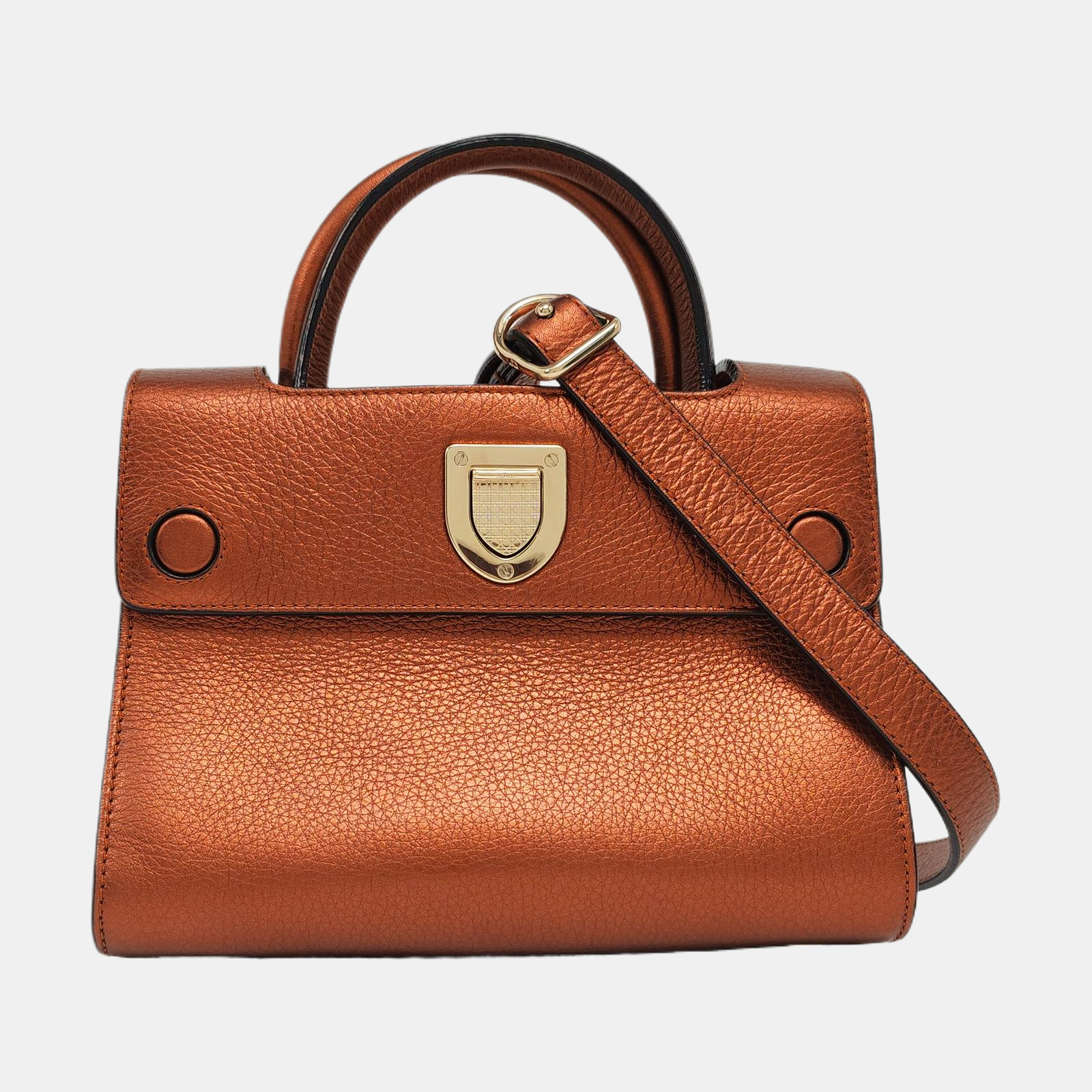 Authenticated pre-owned  Diorever Small Calfskin Brown - Tote Bag at Looply