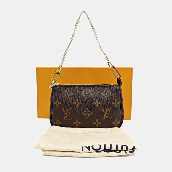 ACCESORIOS Lona recubierta Mini Monogram marrón