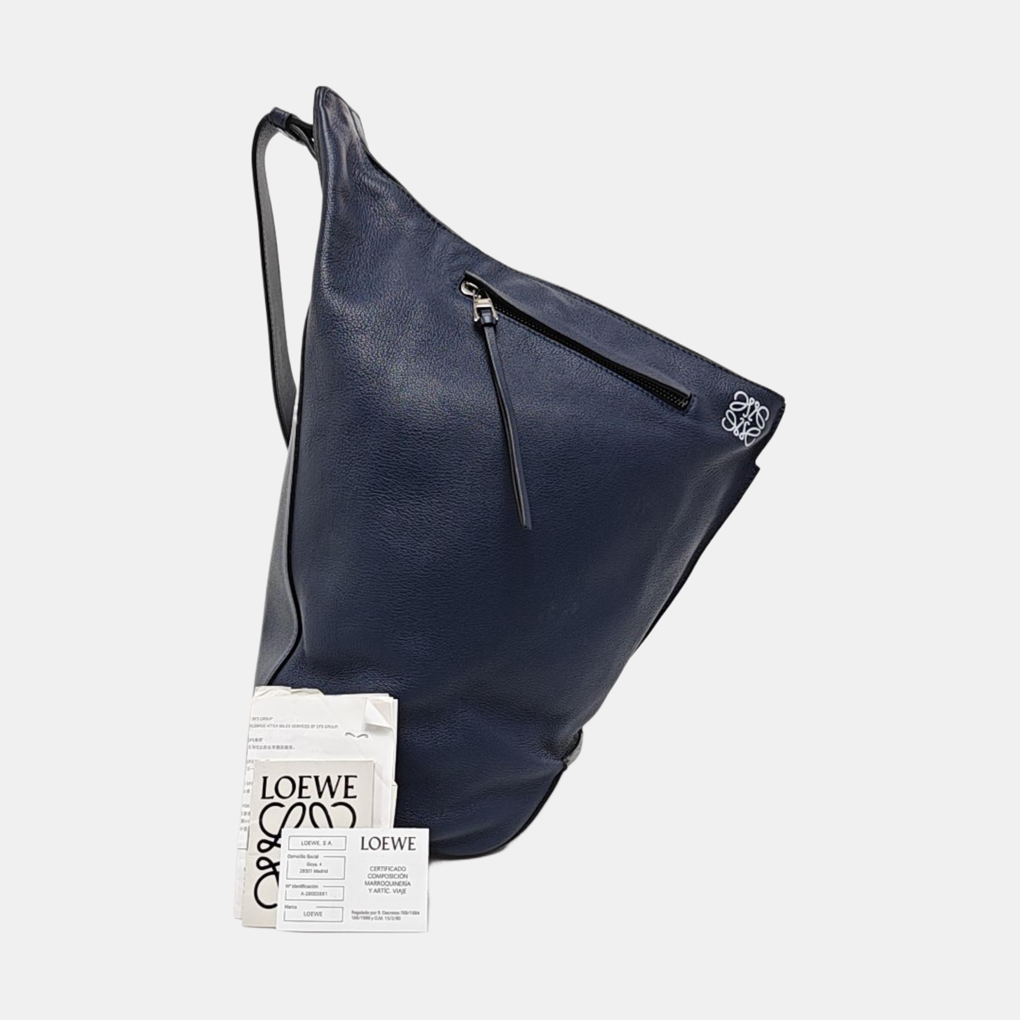 Anton Small Calfskin Blue