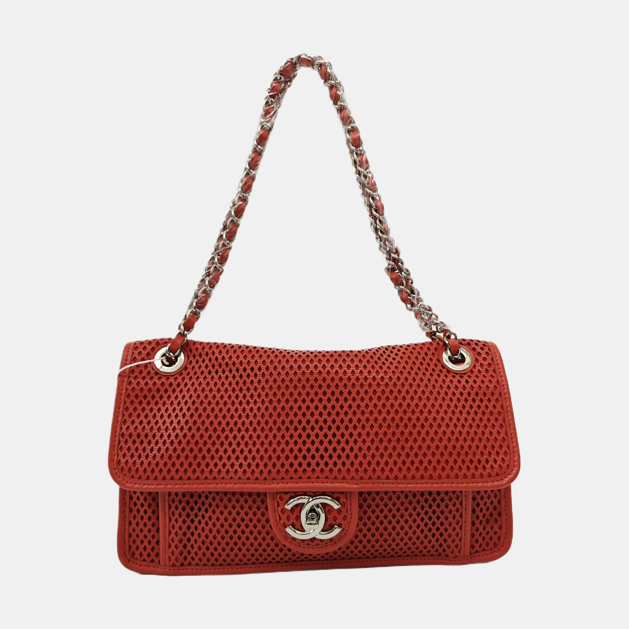 Lambskin Shoulder Bag Red
