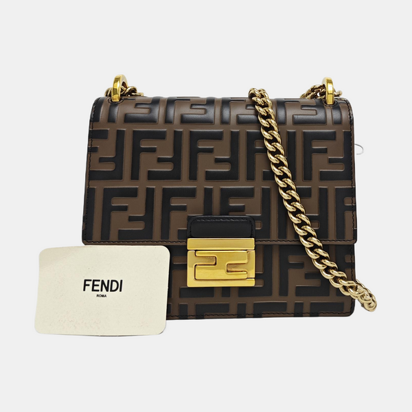 Kan U Small Calfskin Brown