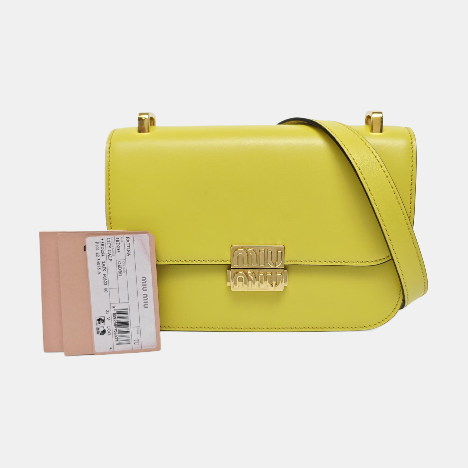 Calfskin Shoulder Bag Green