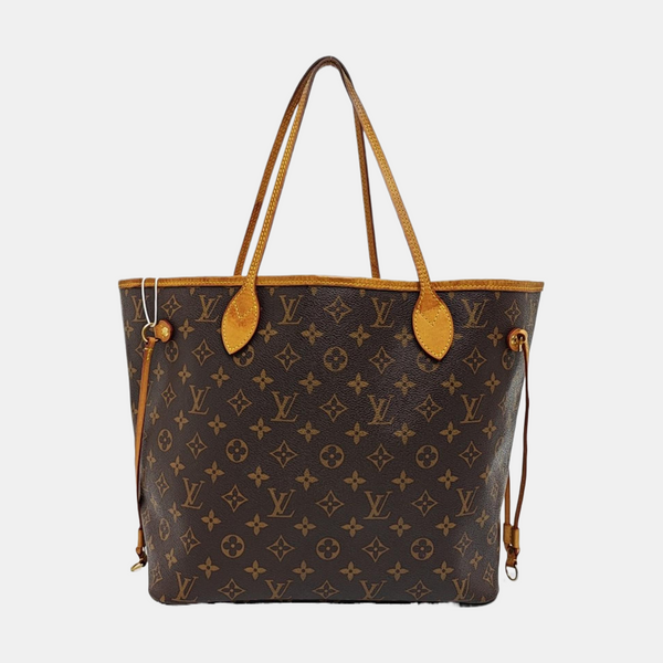 NEVERFULL MM Monogram Coated Canvas Brown