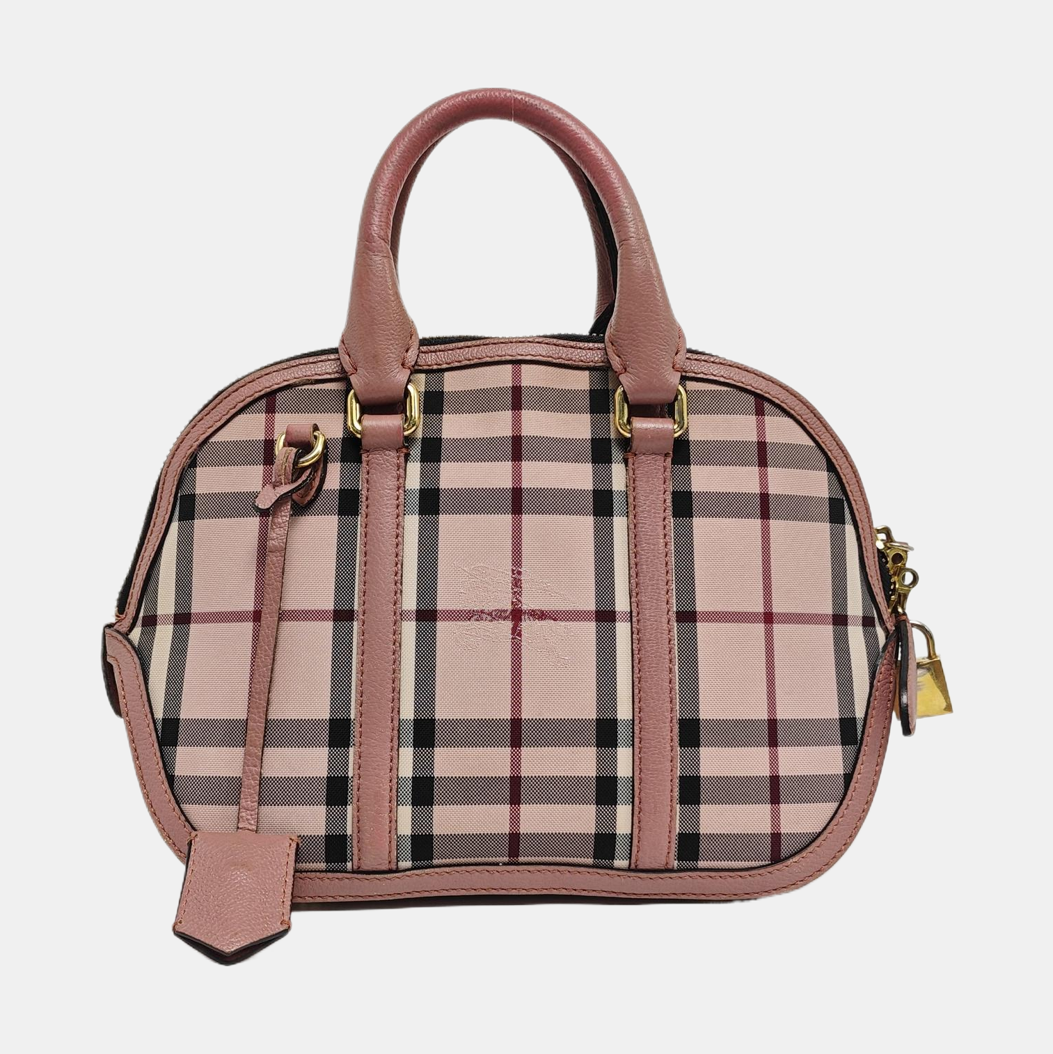 Canvas Top Handle Bag Pink