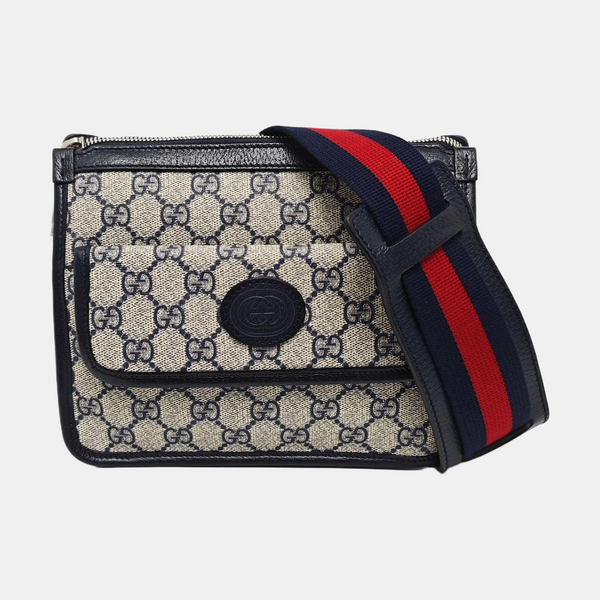 Retro Monogram Coated Canvas Blue