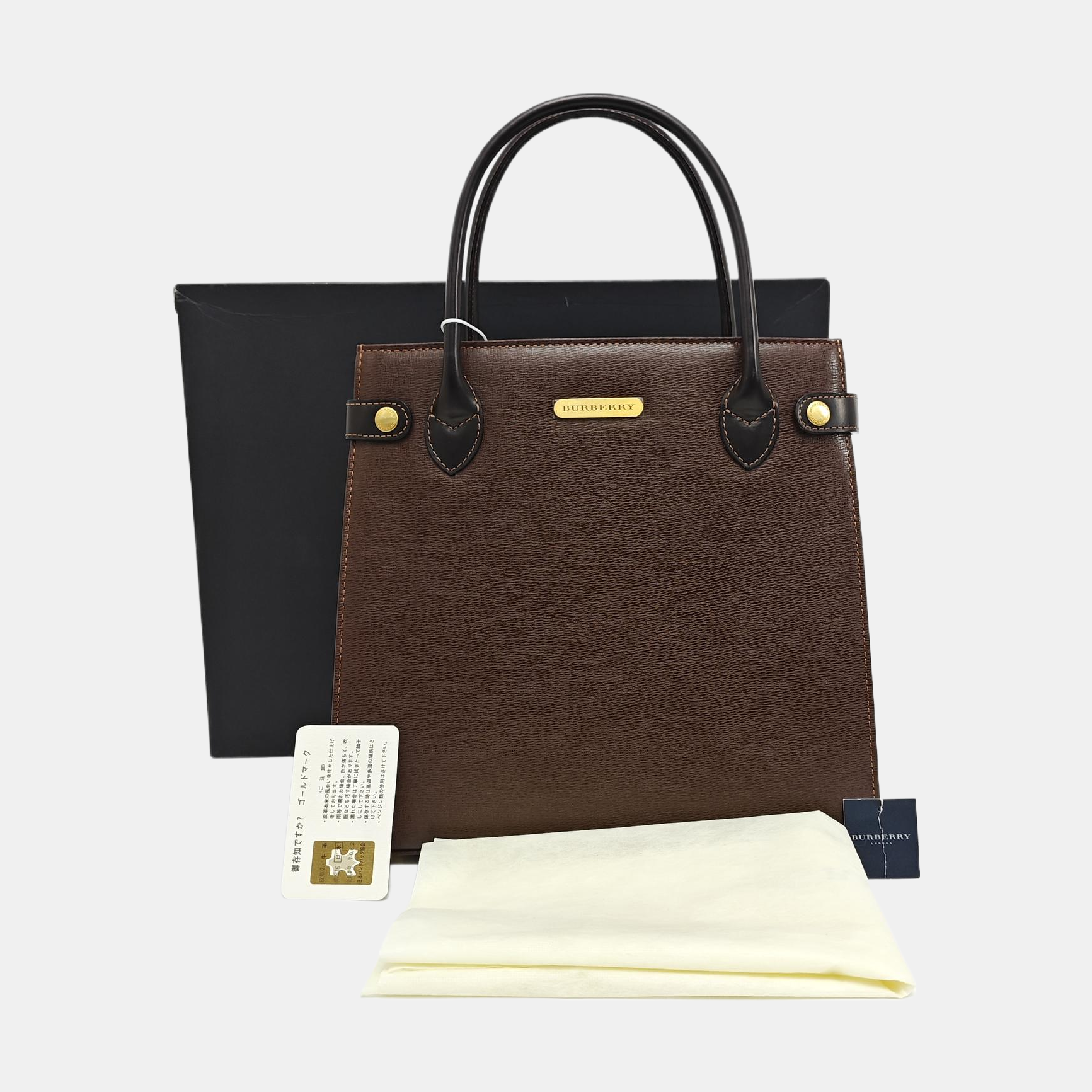 Calfskin Tote Bag Brown