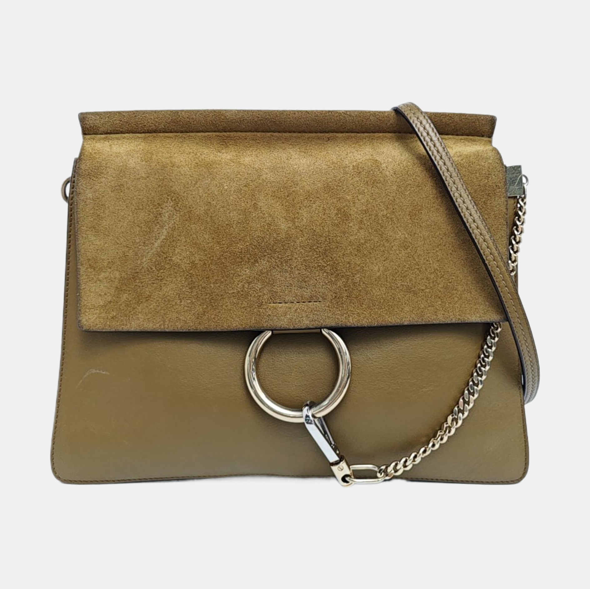Faye Medium Calfskin Green