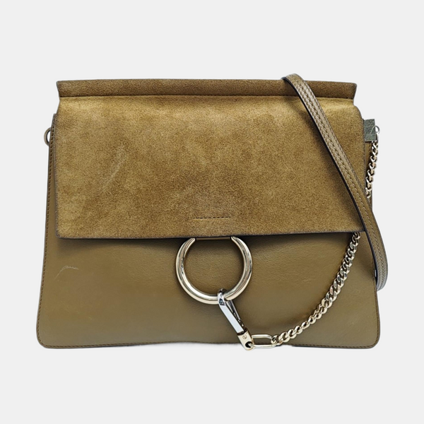Faye Medium Calfskin Green