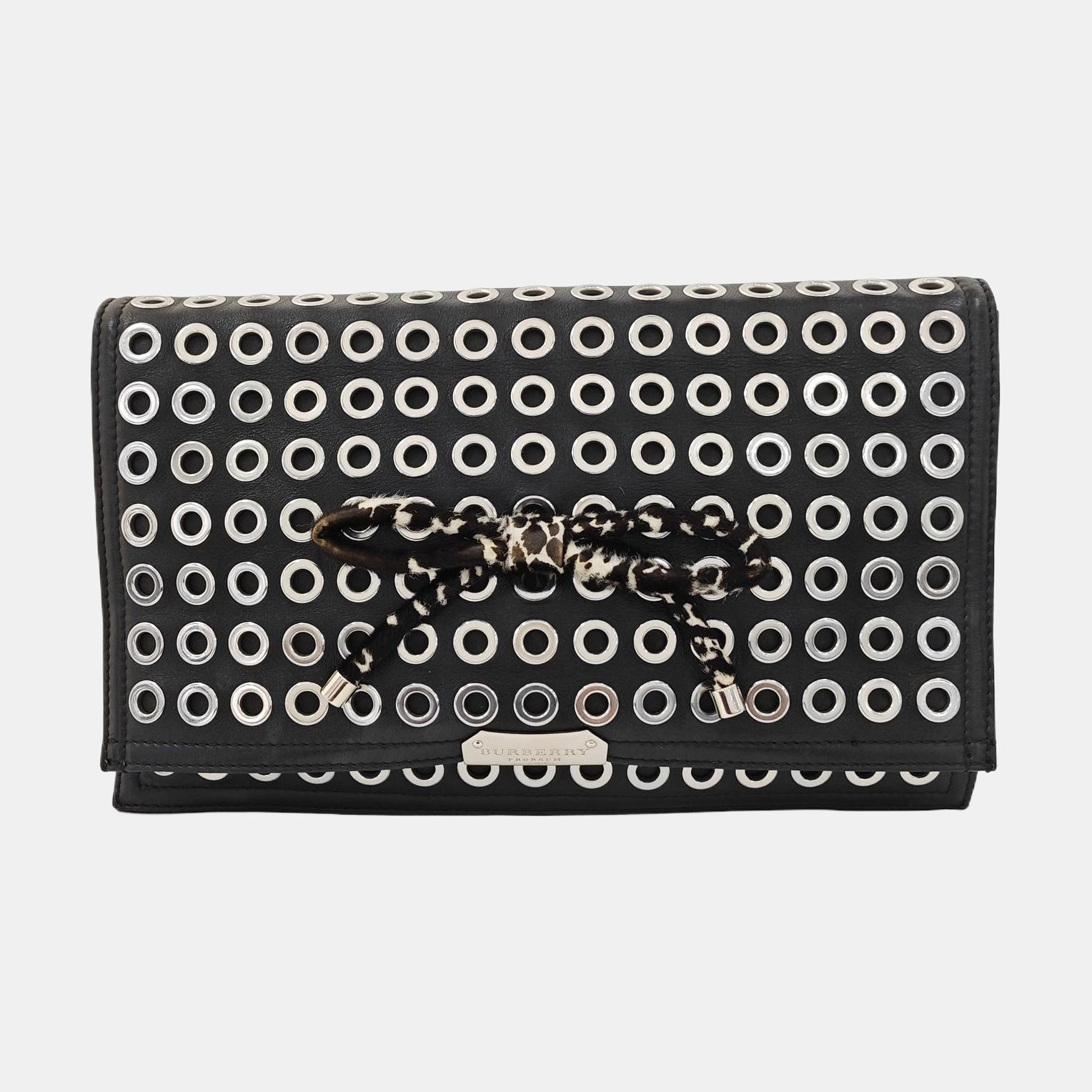 Calfskin Clutch Black