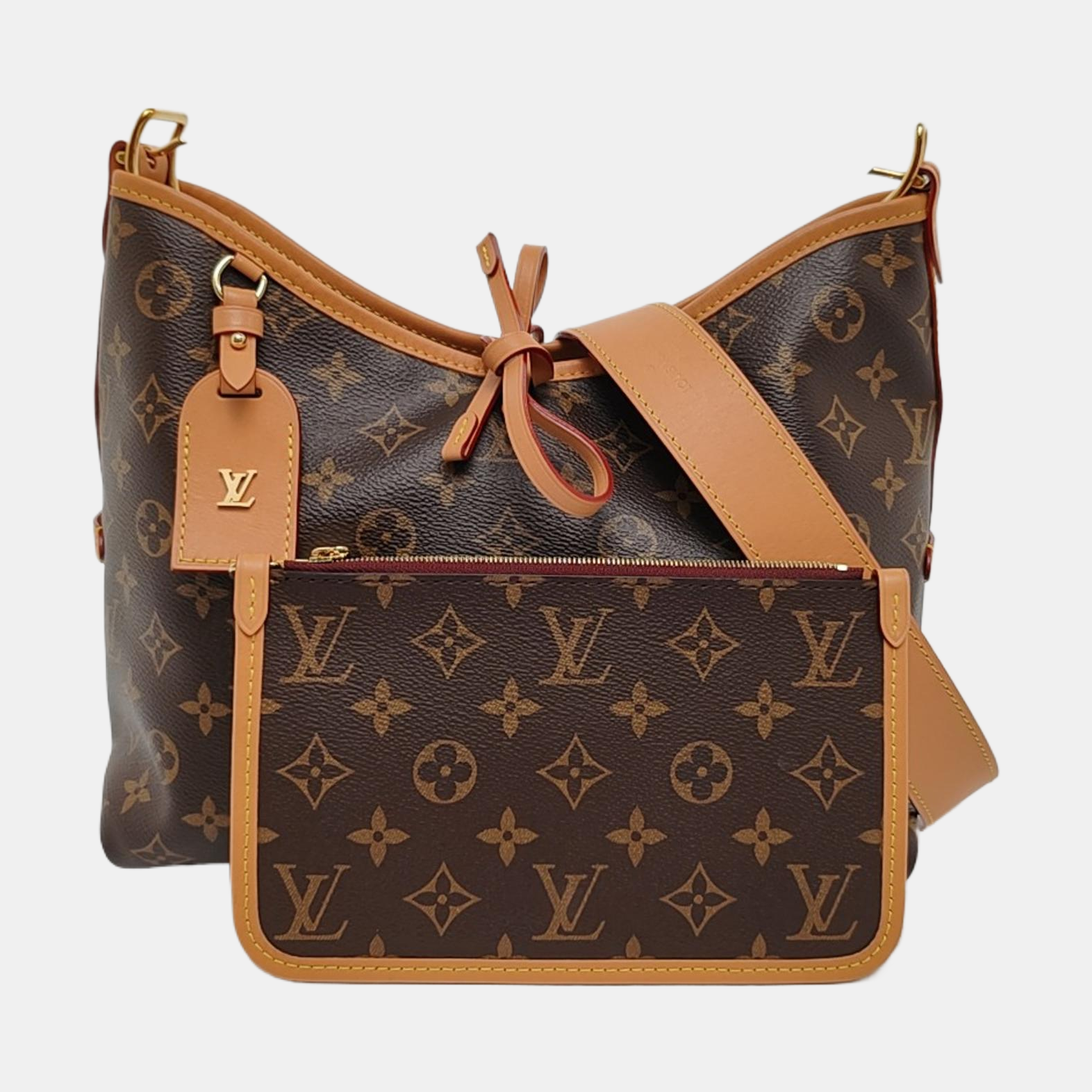 CARRYALL PM Monogram Coated Canvas Brown