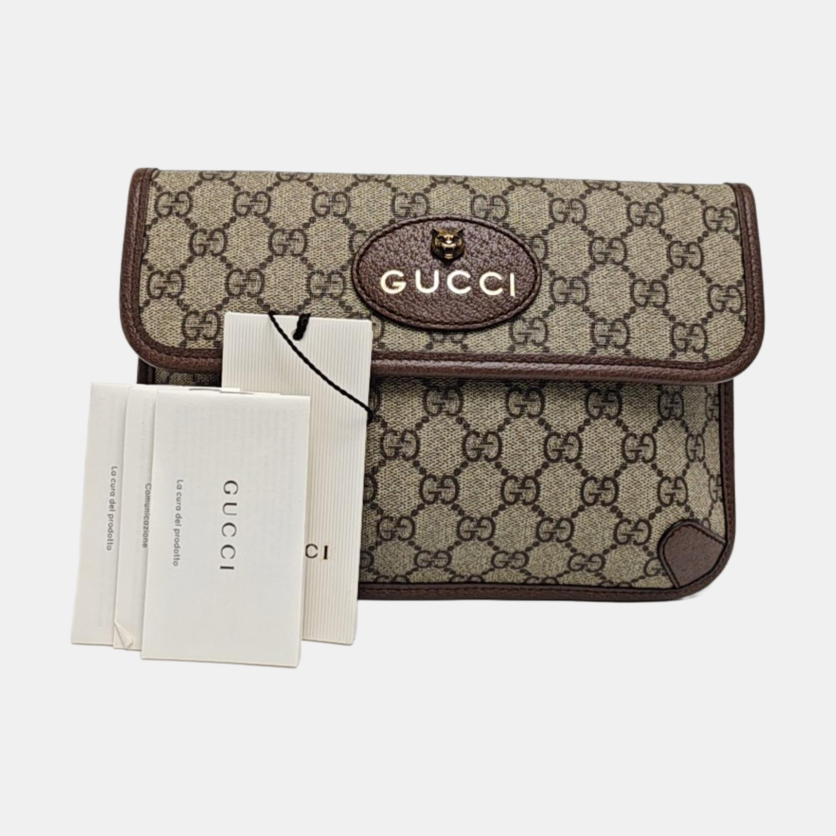Neo Vintage Monogram Coated Canvas Beige
