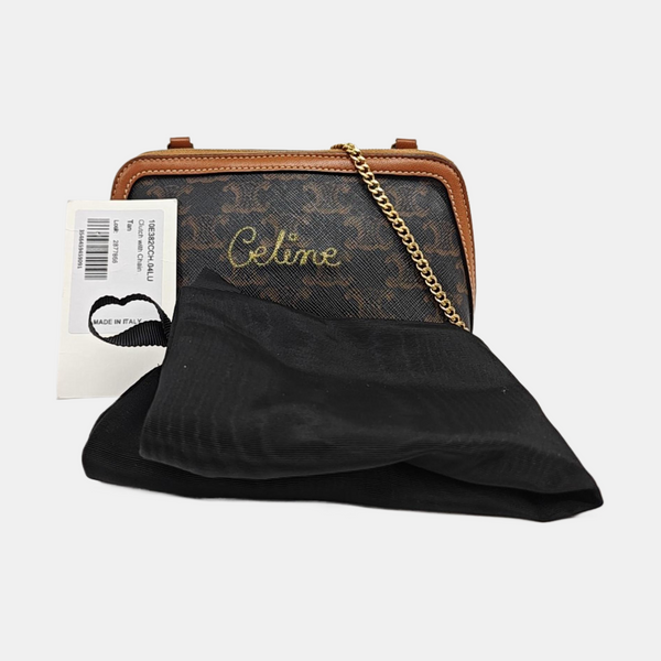 TRIOMPHE CANVAS Coated Canvas Brown