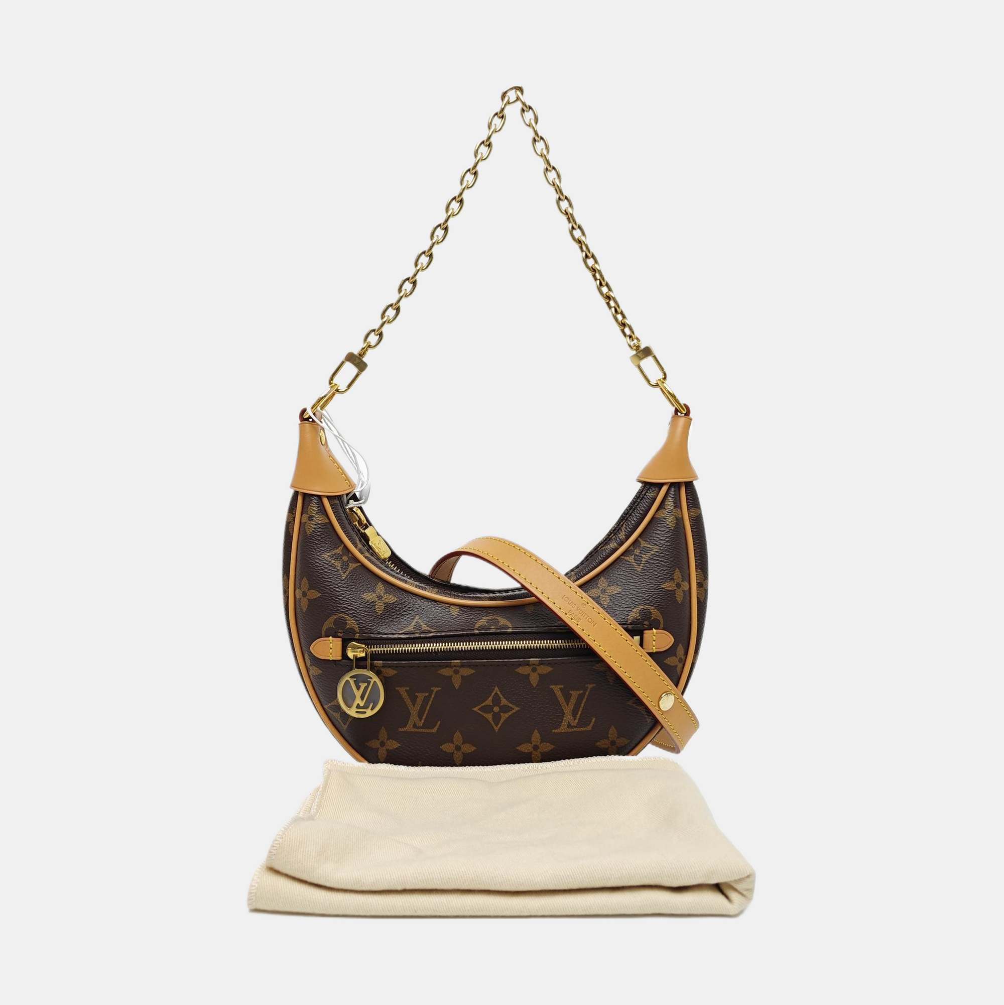 LOOP Monogram Coated Canvas Brown