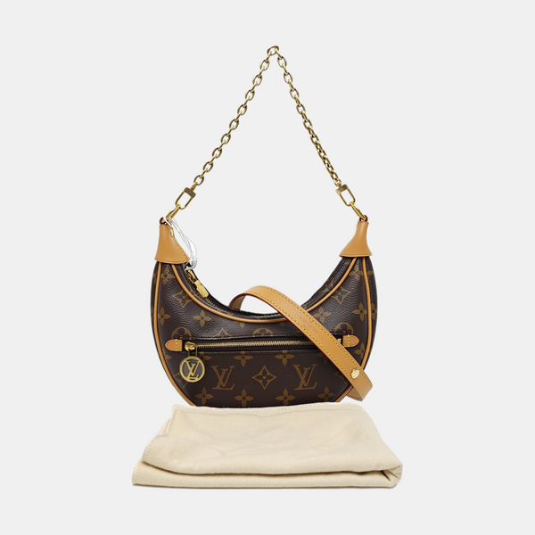 LOOP Monogram Coated Canvas Brown