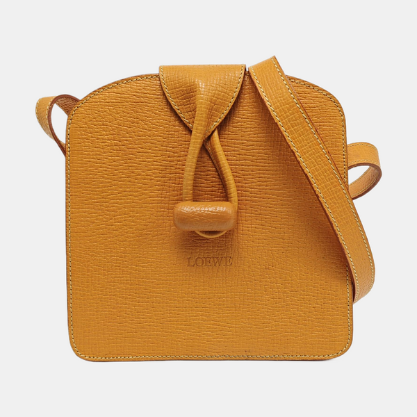 Calfskin Shoulder Bag Orange