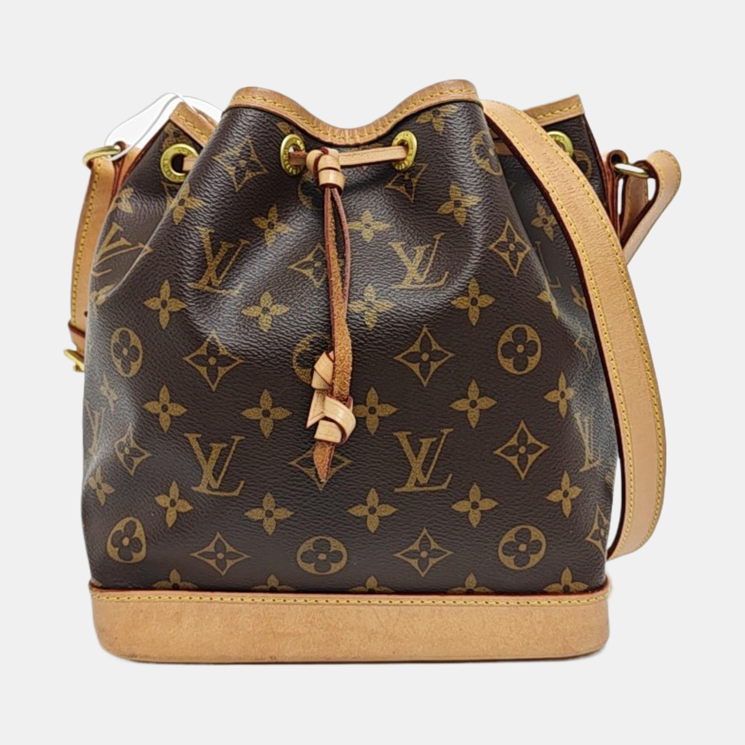 NOÉ BB Monogram Coated Canvas Brown