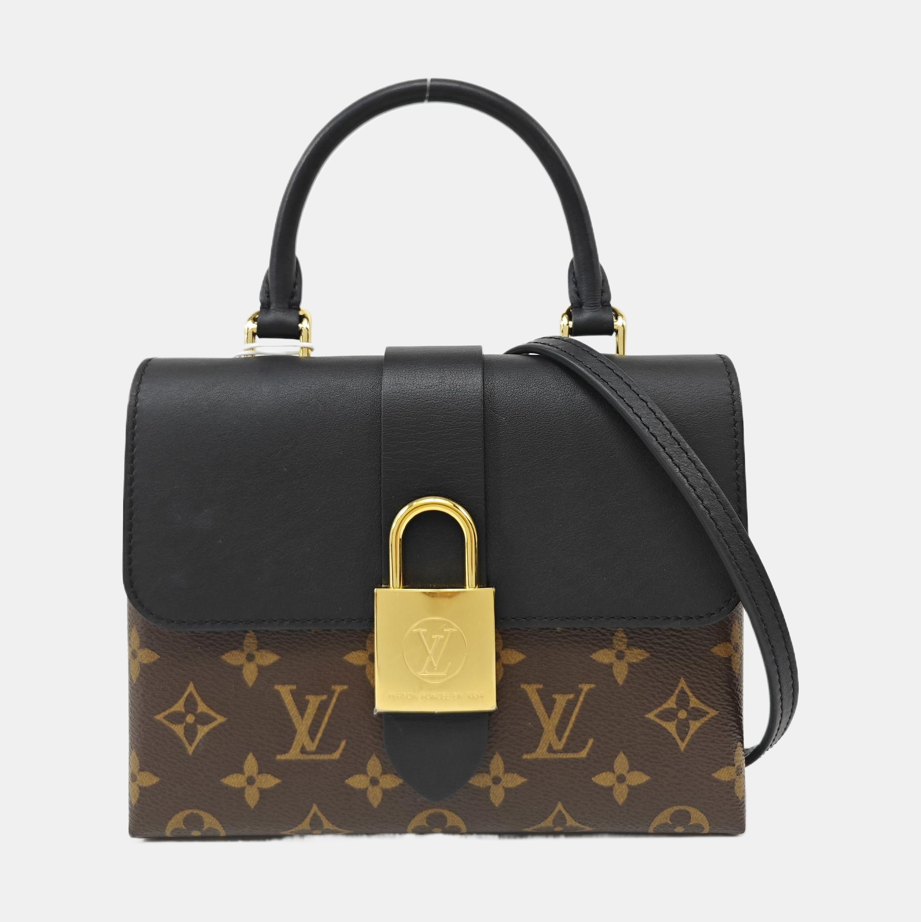 LOCKY BB Monogram Coated Canvas Brown
