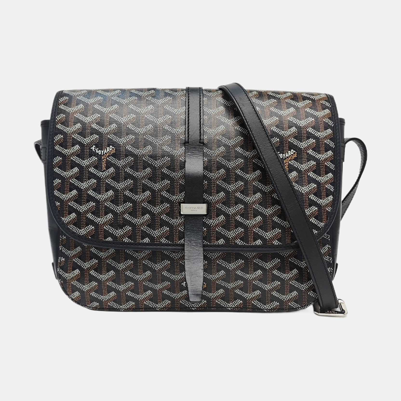 Belvedere Coated Canvas Black