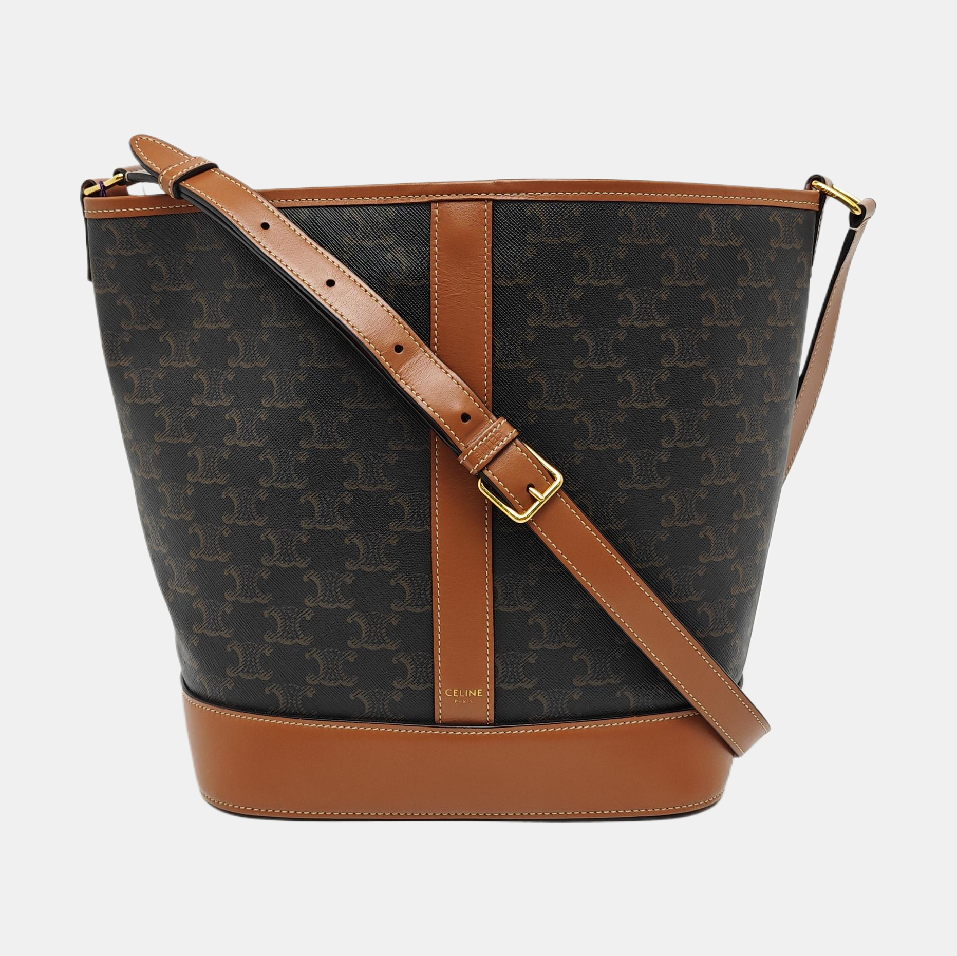 TRIOMPHE CANVAS Medium Coated Canvas Brown