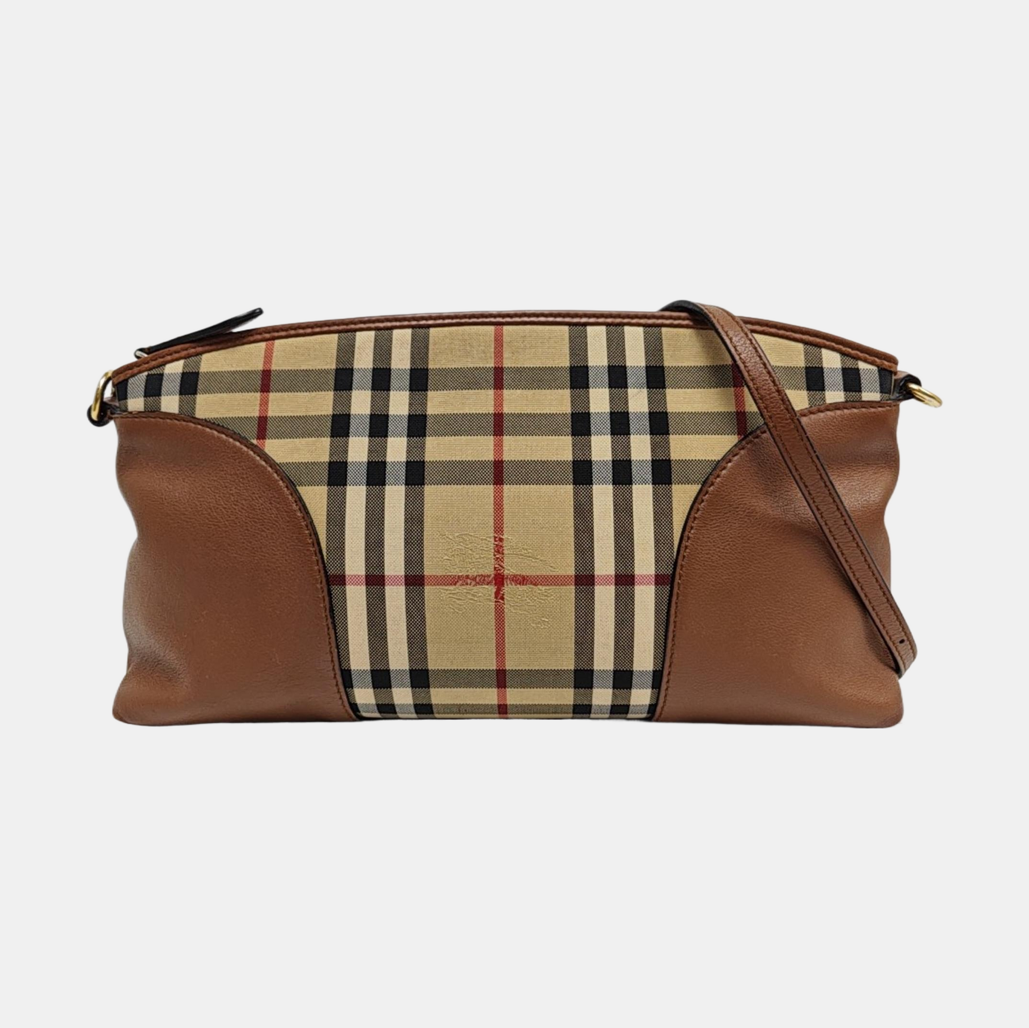 Canvas Shoulder Bag Brown