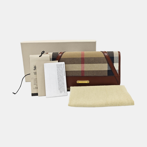 Canvas Wallet Brown