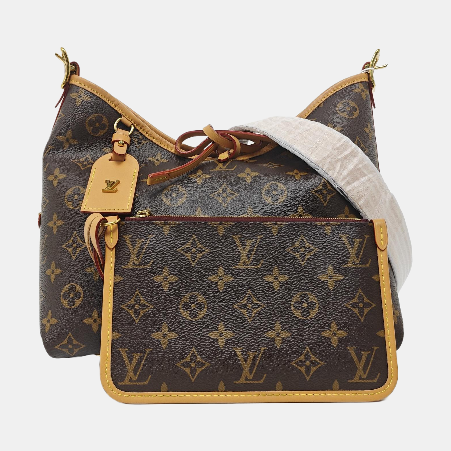 CARRYALL PM Monogram Coated Canvas Brown