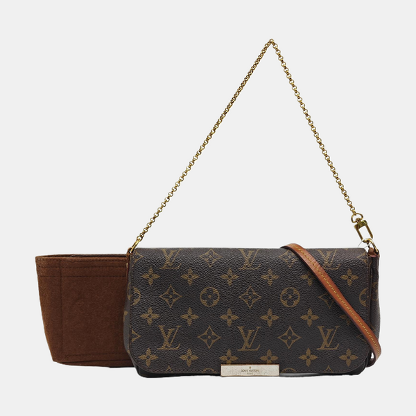 FAVORITE PM Coated Canvas Brown