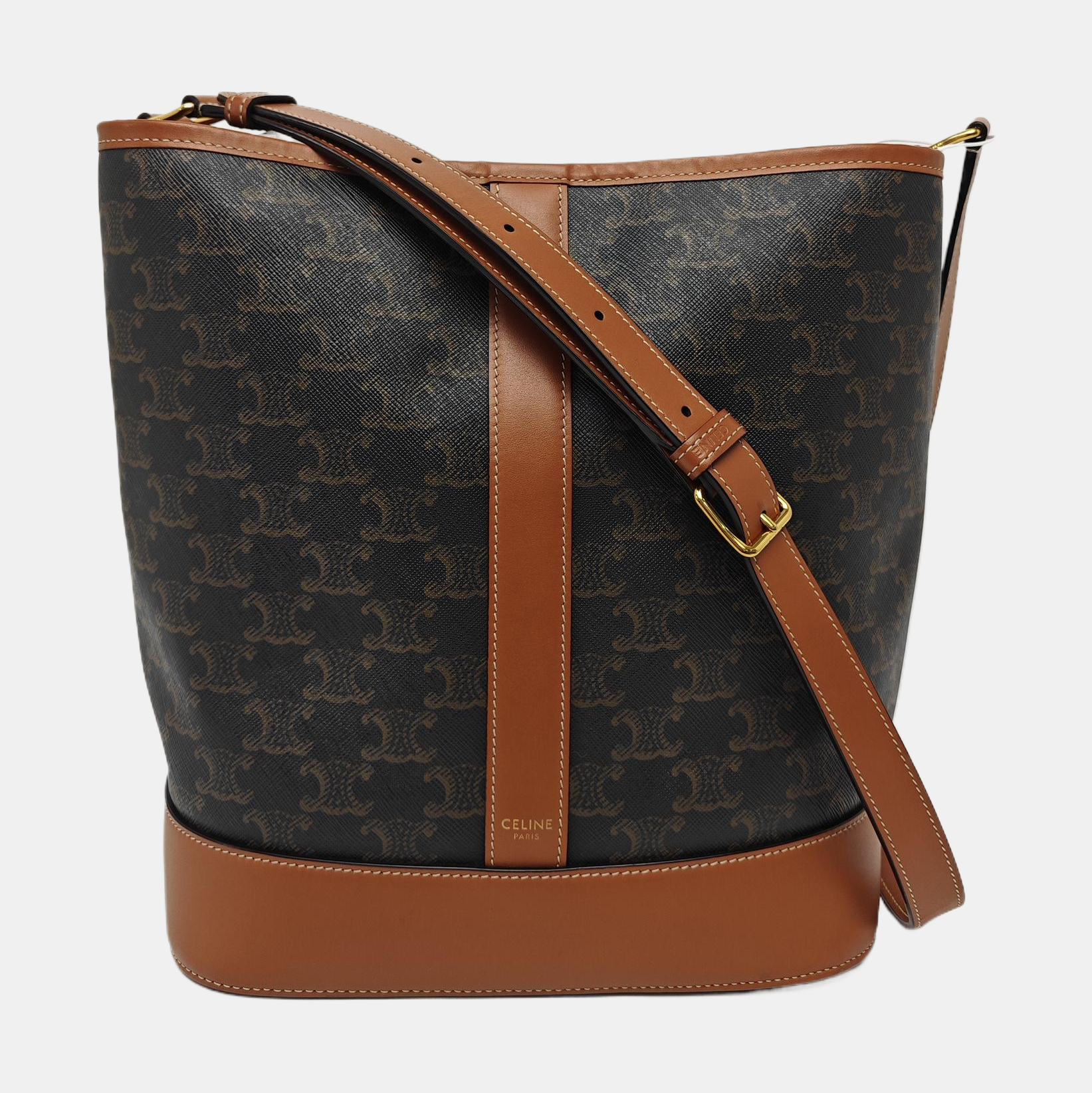 TRIOMPHE CANVAS Medium Coated Canvas Brown