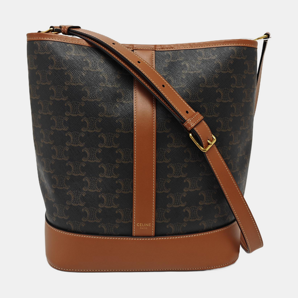 TRIOMPHE CANVAS Medium Coated Canvas Brown
