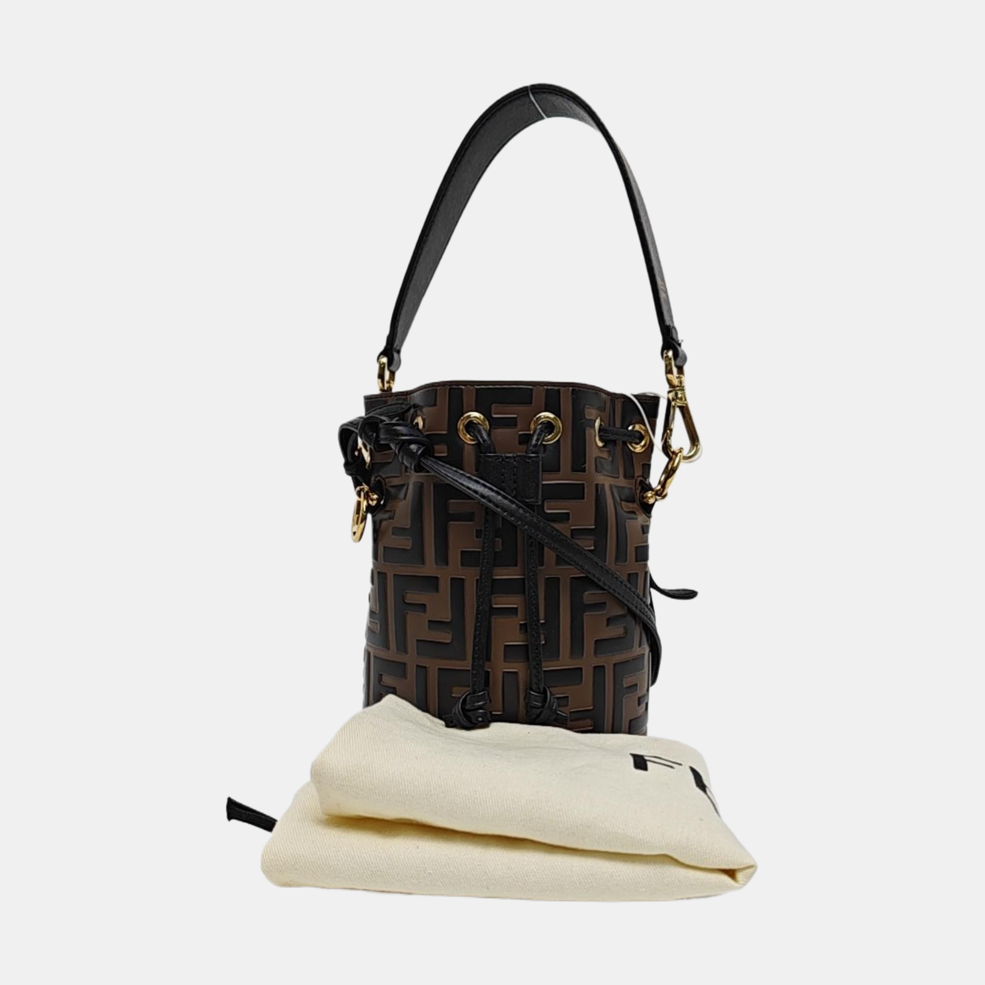 Mon Tresor Mini Monogram Calfskin Brown