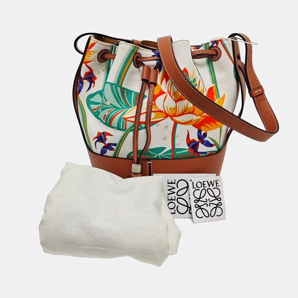 Authenticated pre-owned  Balloon Canvas Multicolor - Bucket Bag at Looply