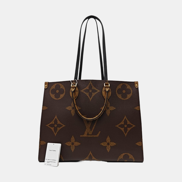 Onthego GM Lona Revestida Monogram Marrón