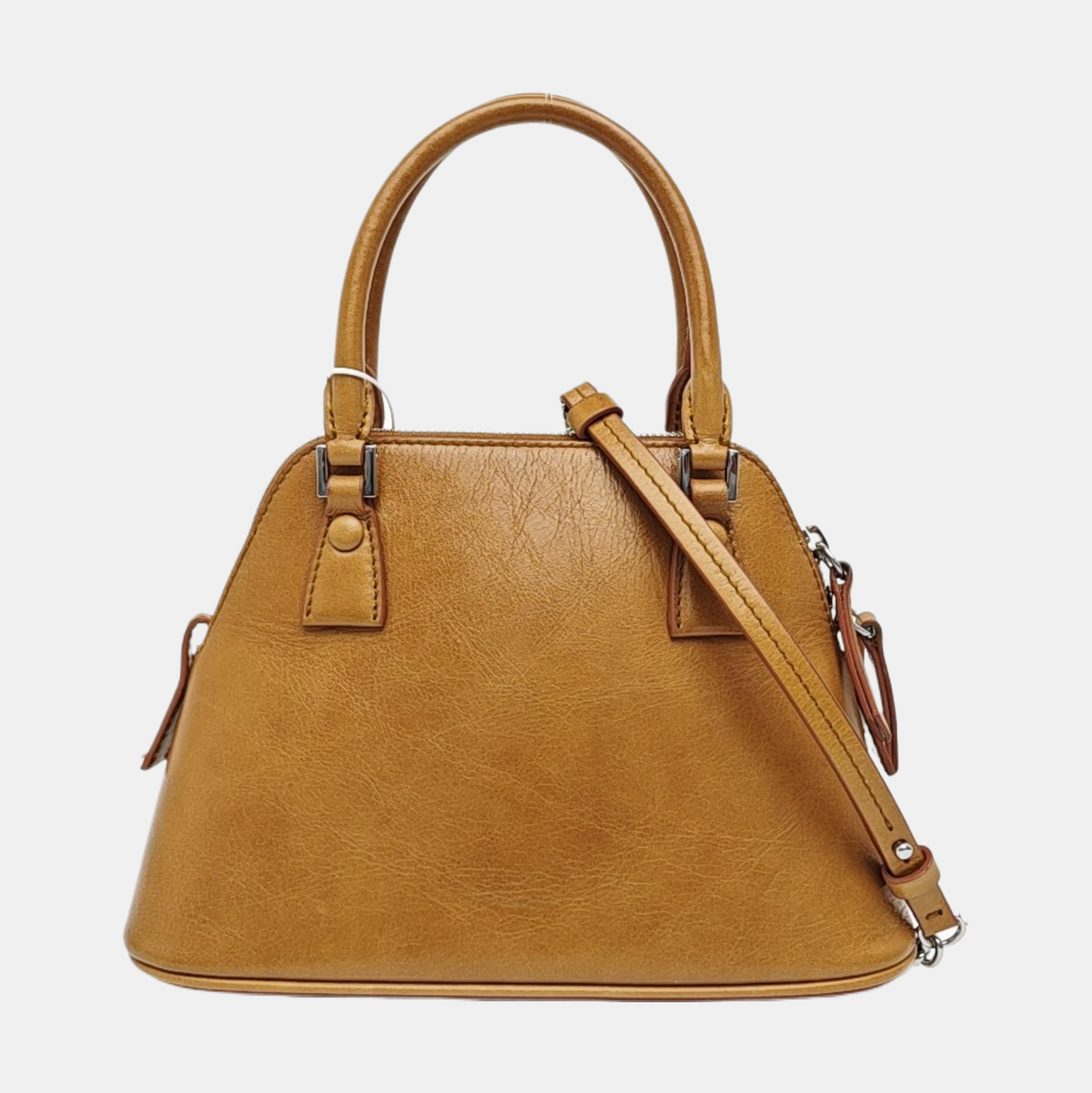 Calfskin Shoulder Bag Brown