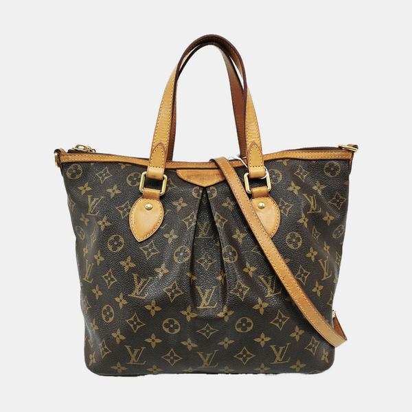 PALERMO PM Monogram Coated Canvas Brown