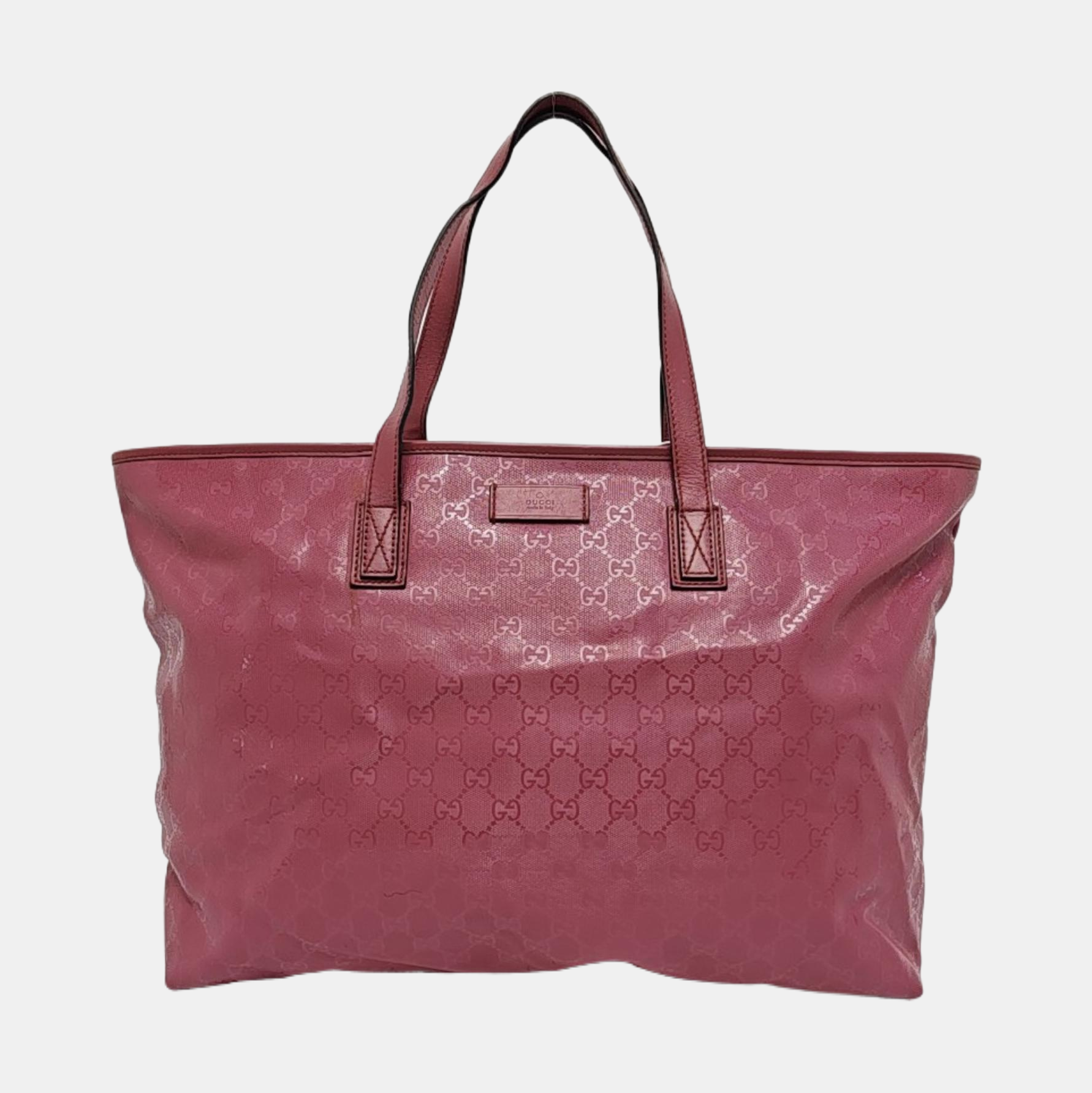 GG Imprime Monogram Coated Canvas Pink