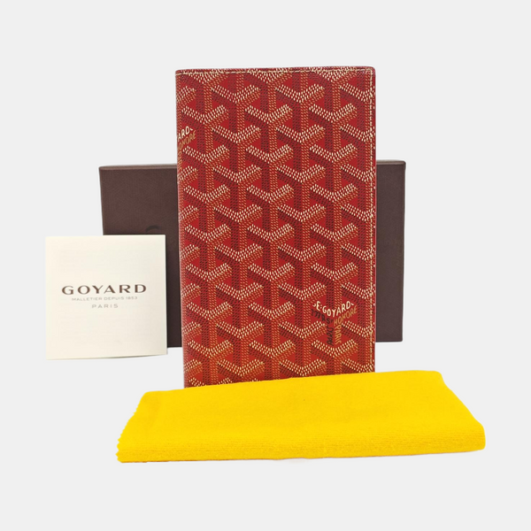 Saint-Marc Coated Canvas Red Wallet