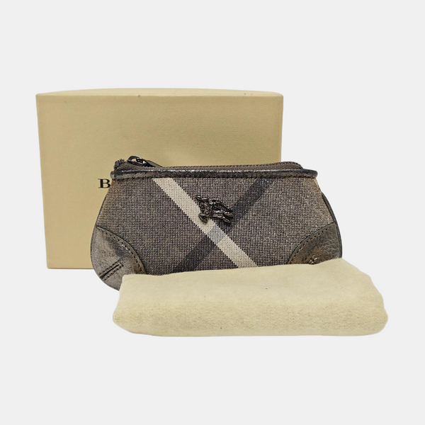 Canvas Clutch Gray